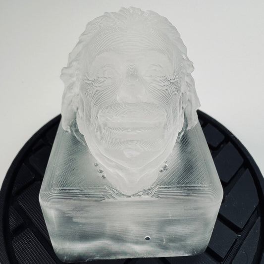 Albert Einstein Ice Mold - your favorite physicist on ice