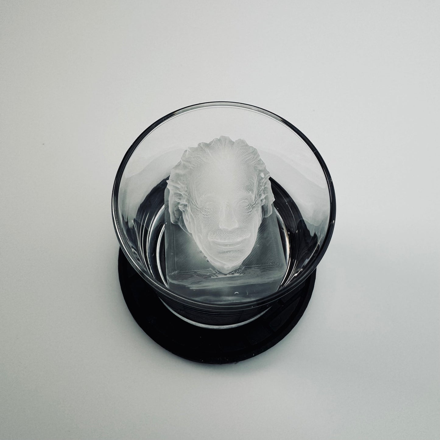 Albert Einstein Ice Mold - your favorite physicist on ice