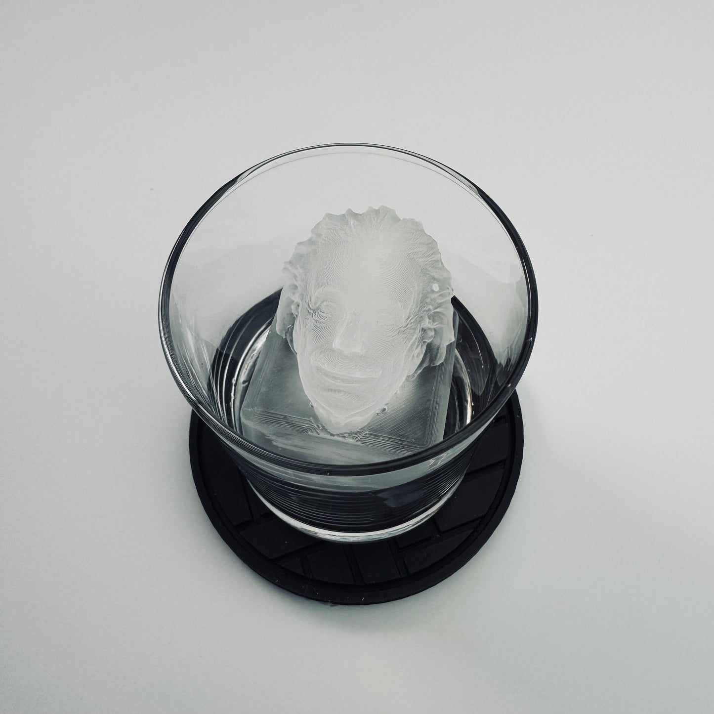 Albert Einstein Ice Mold - your favorite physicist on ice