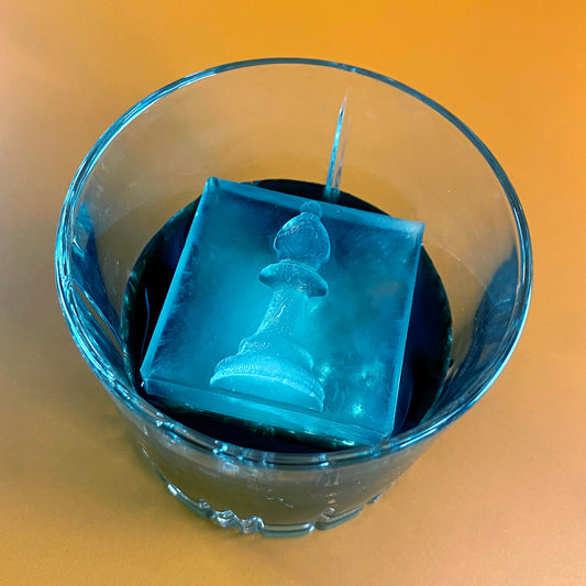 Molde para hielo con forma de alfil de ajedrez