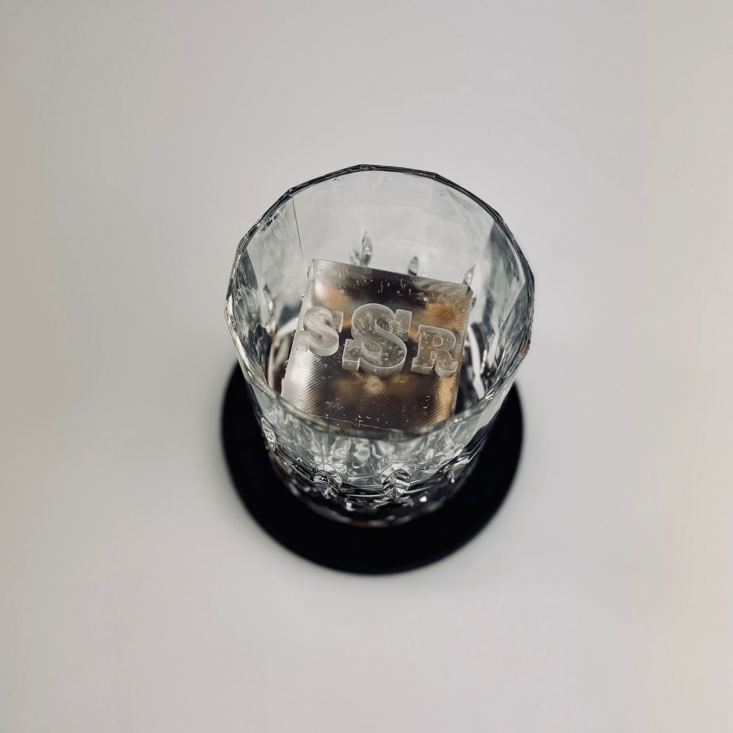 Molde para hielo con monograma