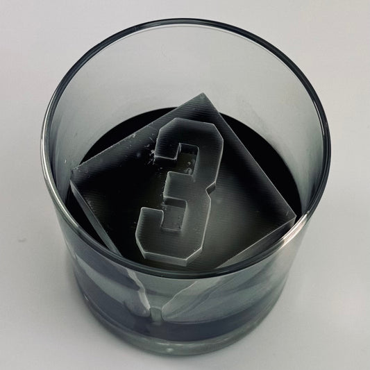 Collegiate Ice Tray – Number or Letter Whiskey Cubes
