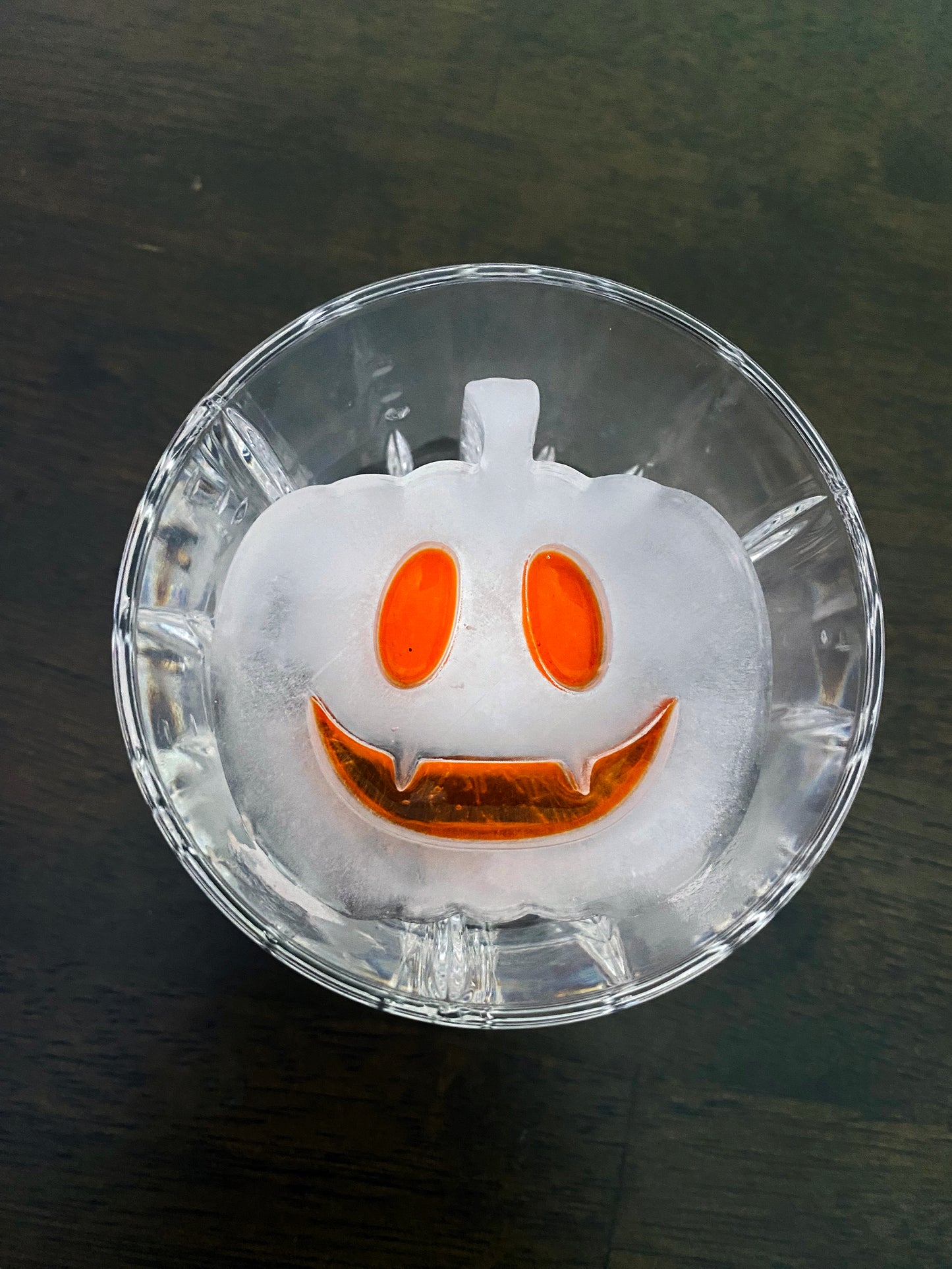 Happy Vampire Pumpkin Ice