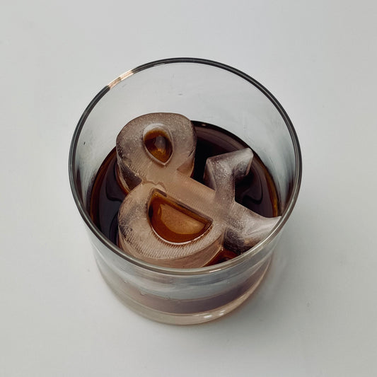 Ampersand Ice Cube Tray – “And” Symbol Silicone Mold