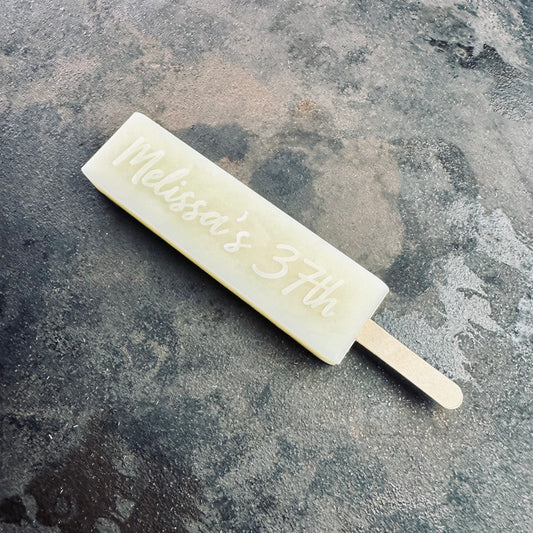 Custom Popsicle Tray - Personalized Silicone Mold (Regular)