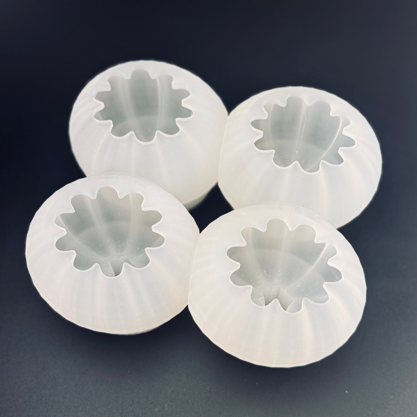 Large Pumpkin Silicone Ice Tray – Halloween Drink Ice Mold