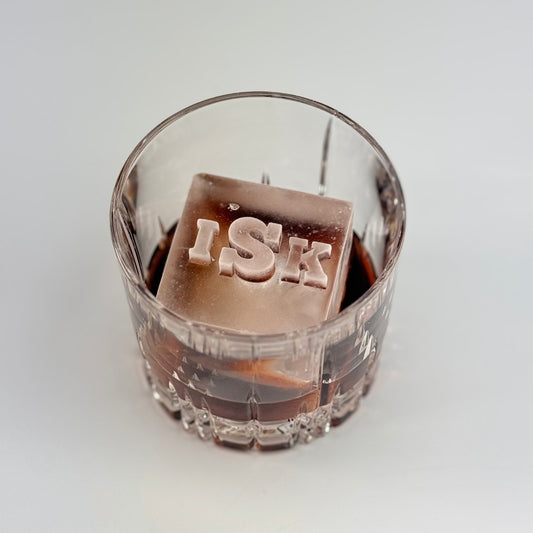 Molde para hielo con monograma