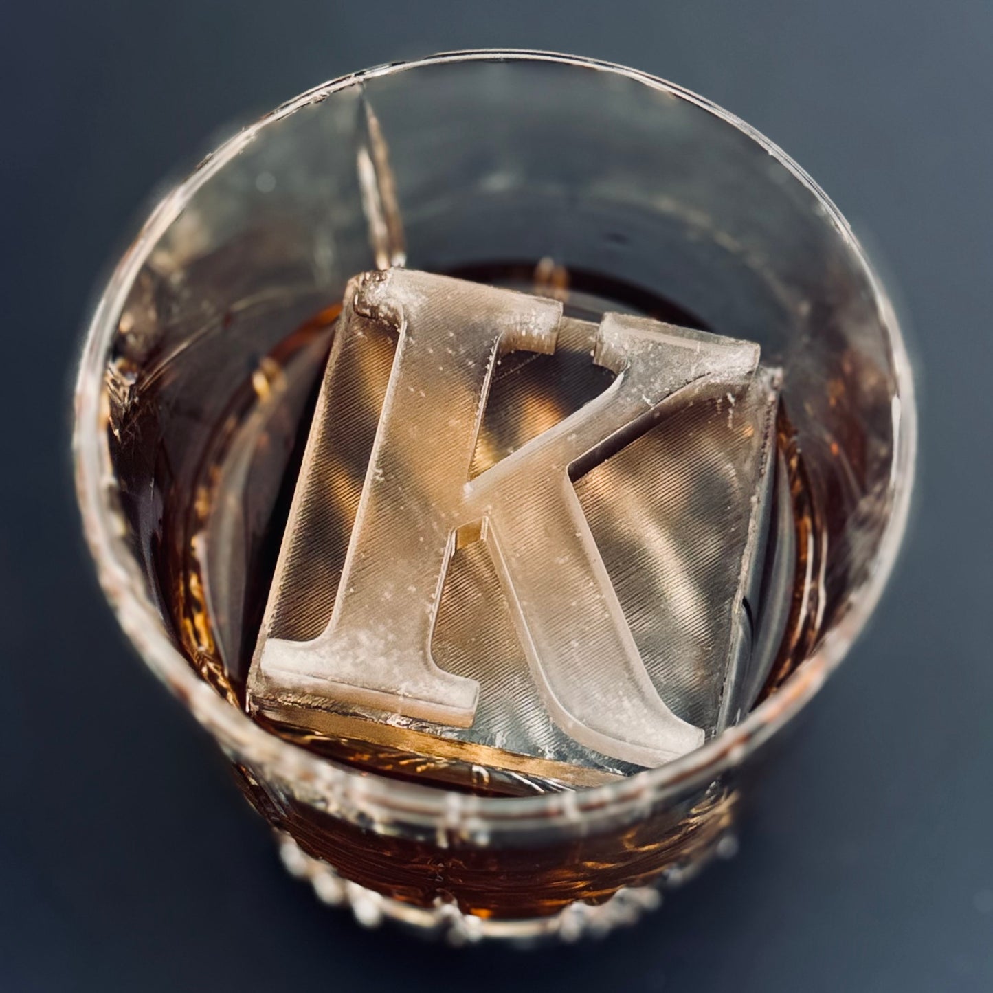 Custom Text Silicone Ice Tray – Embossed Personalized Ice Cube Mold for Whiskey & Cocktails