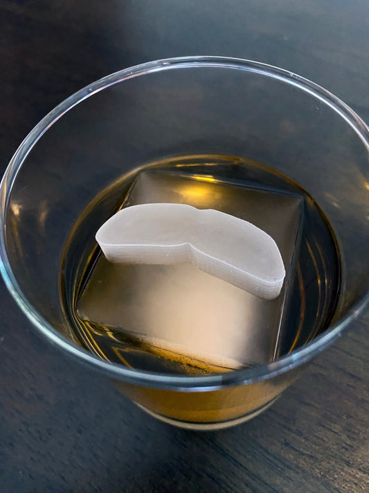 Molde para hielo con forma de bigote de Ron Swanson