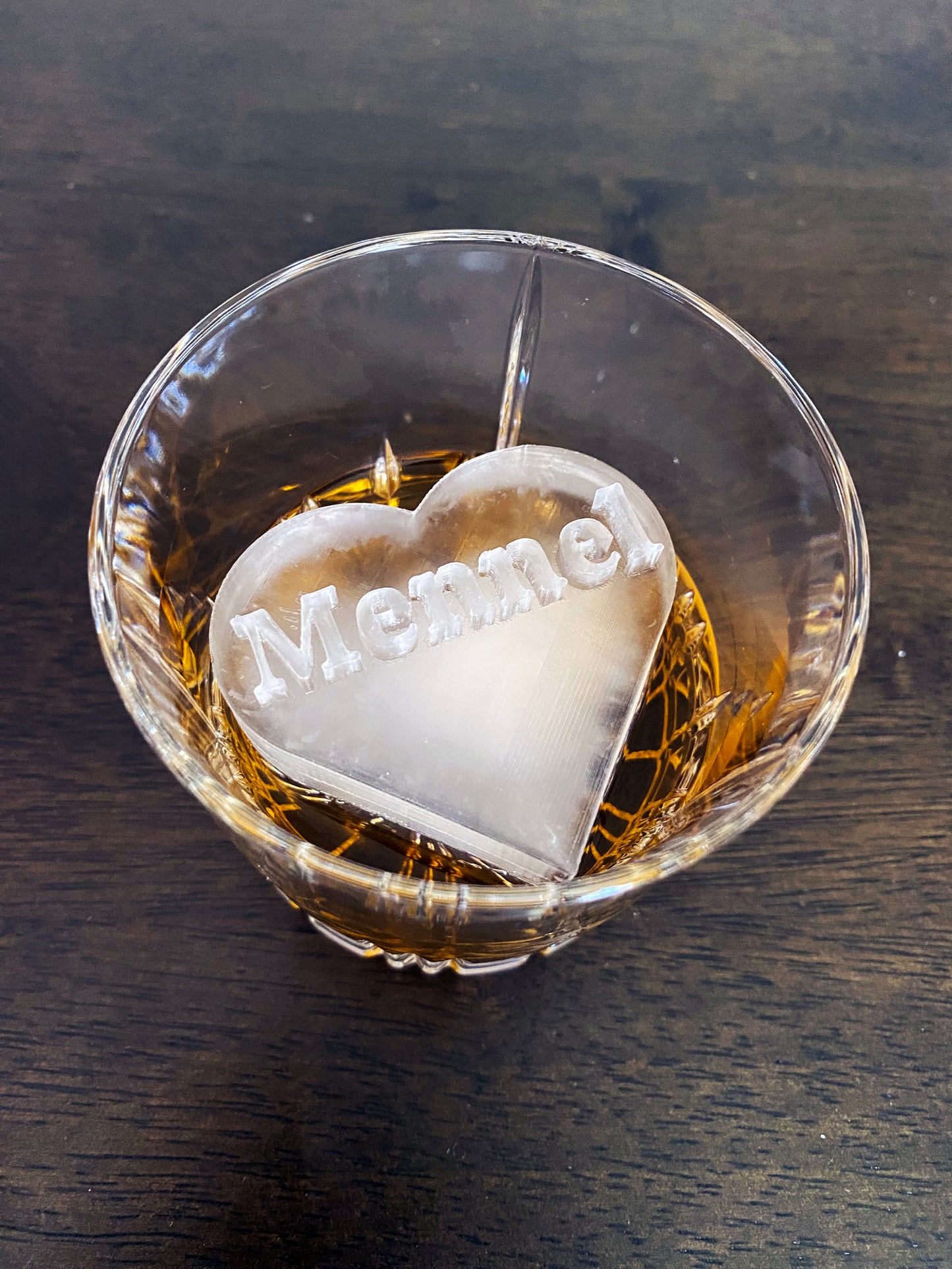 Corazón de hielo para San Valentín - Personalizable