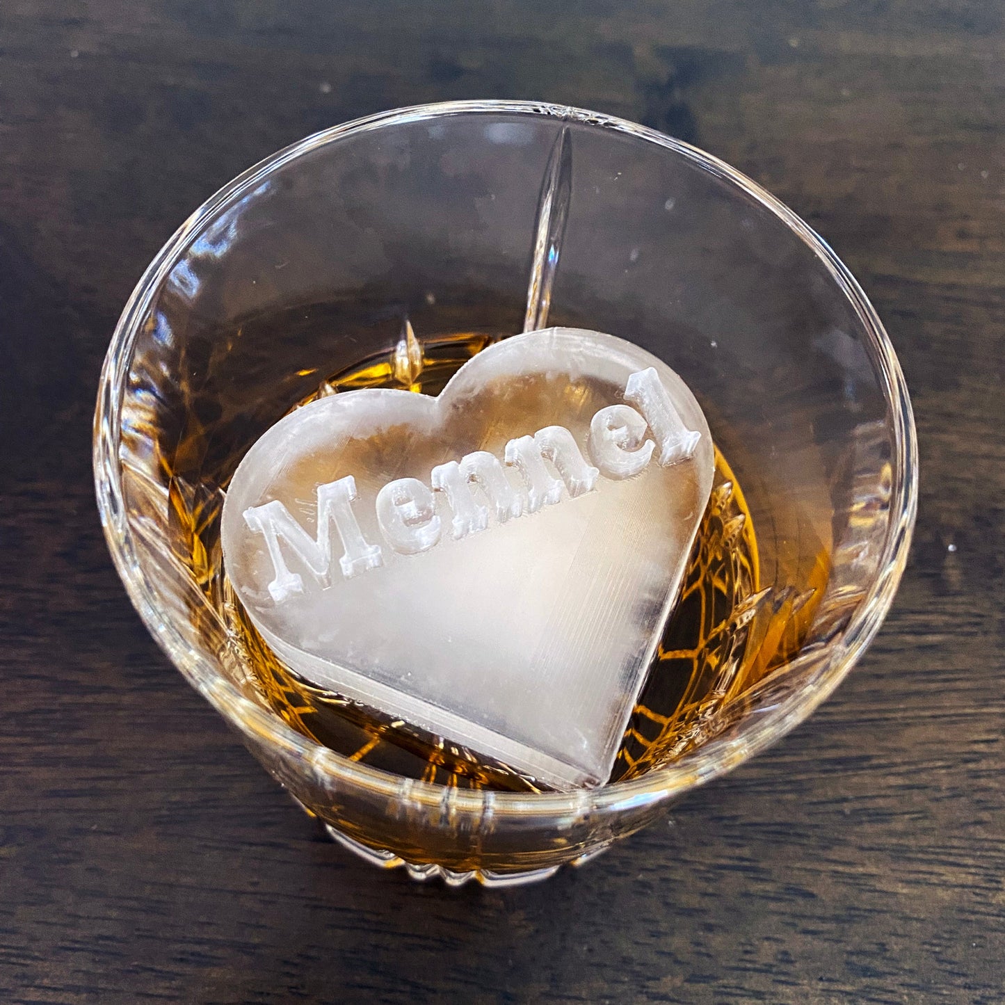 Corazón de hielo para San Valentín - Personalizable