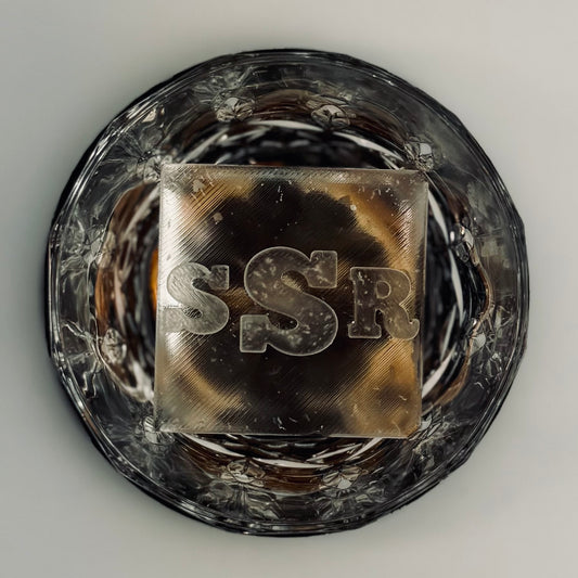 Molde para hielo con monograma