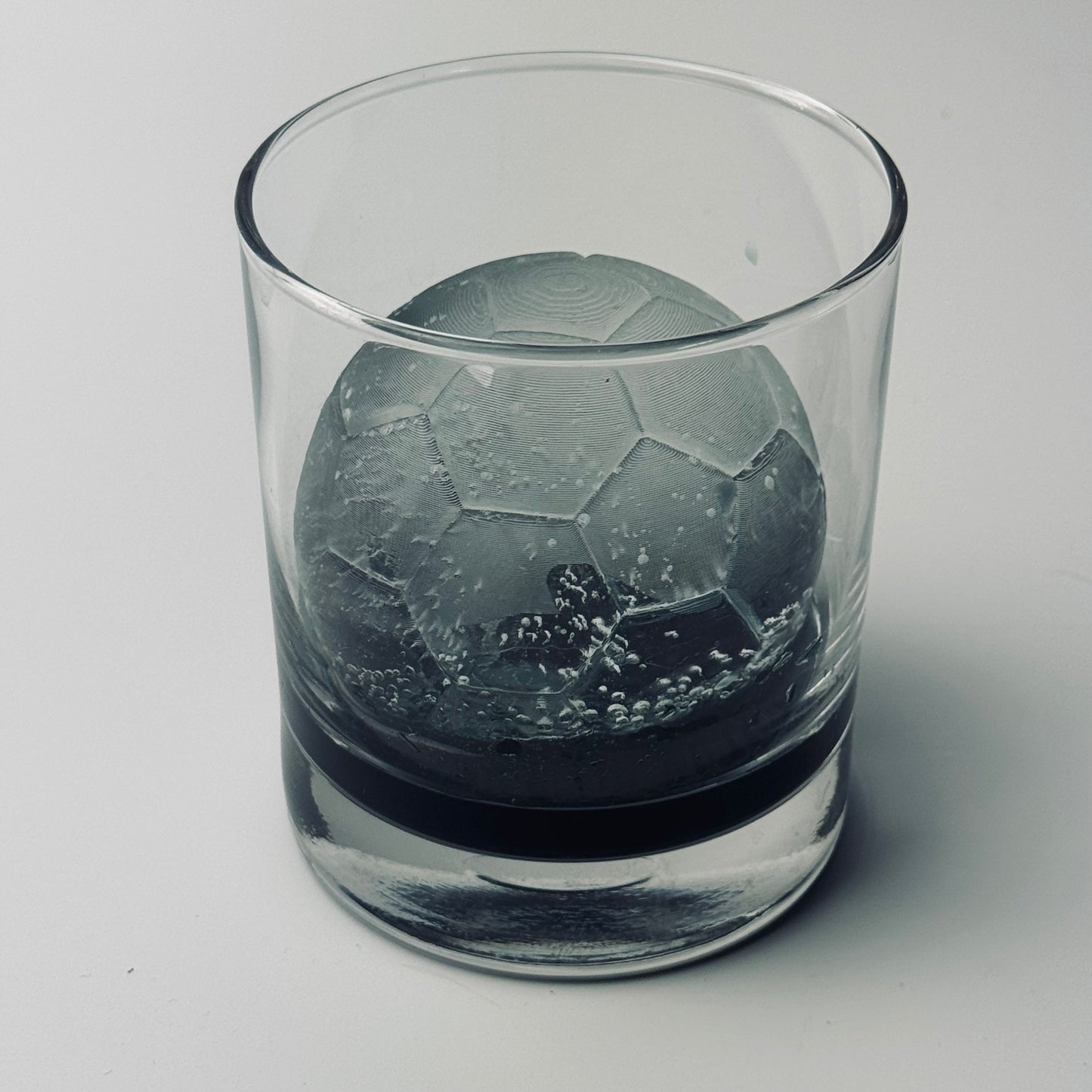 Soccer Ball Ice Tray – Silicone Cocktail Mold for a Frozen 3/4 Sphere