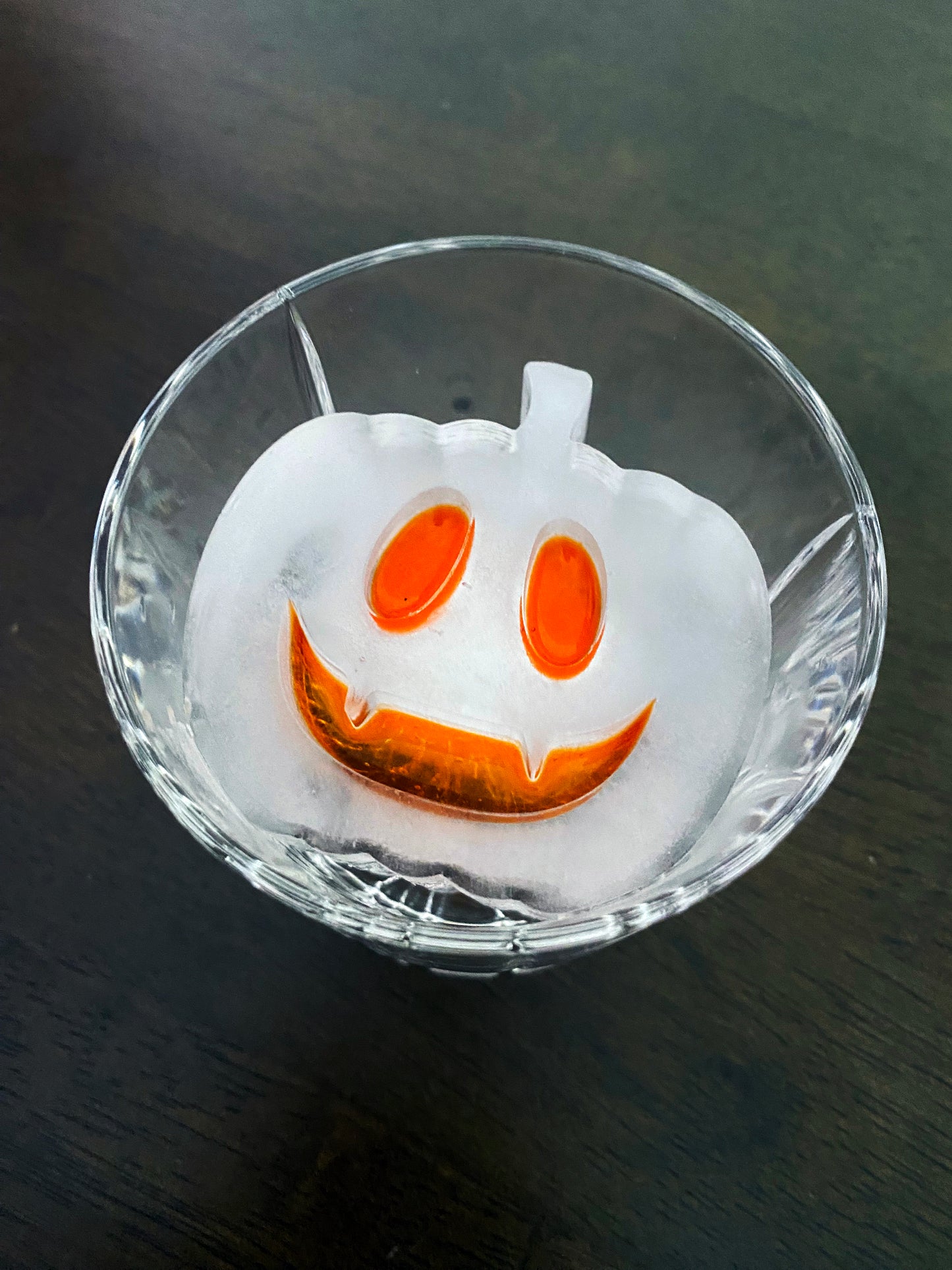 Happy Vampire Pumpkin Ice