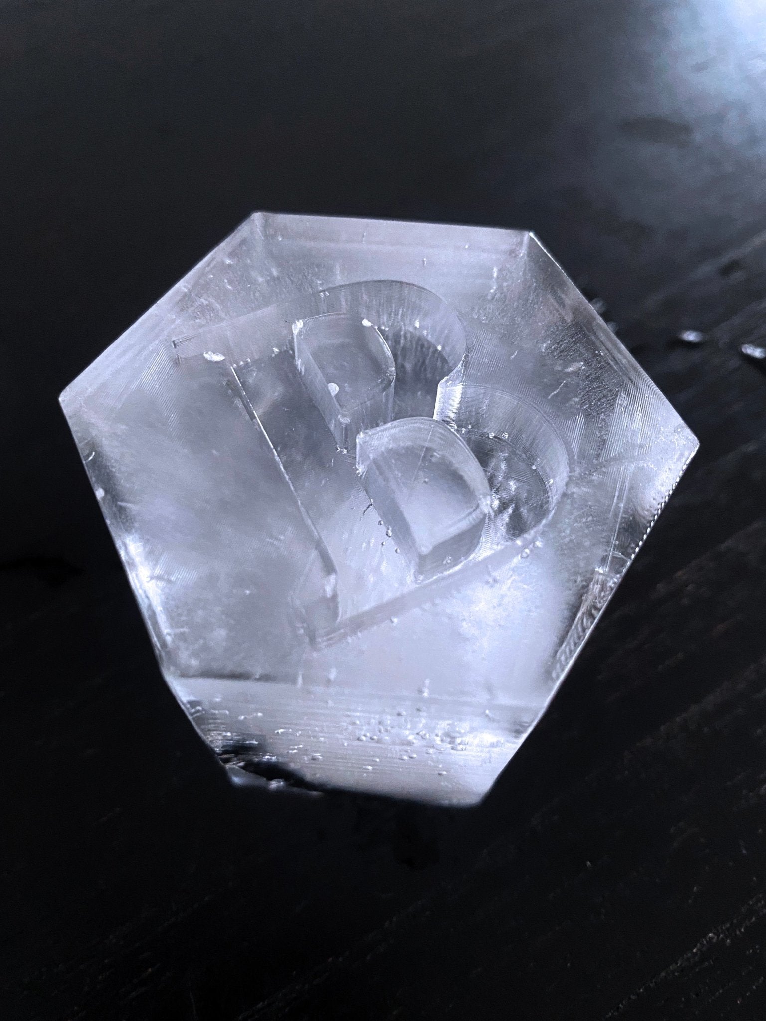 2.4 Hexagon Ice Mold Inverted Style - Honest Ice