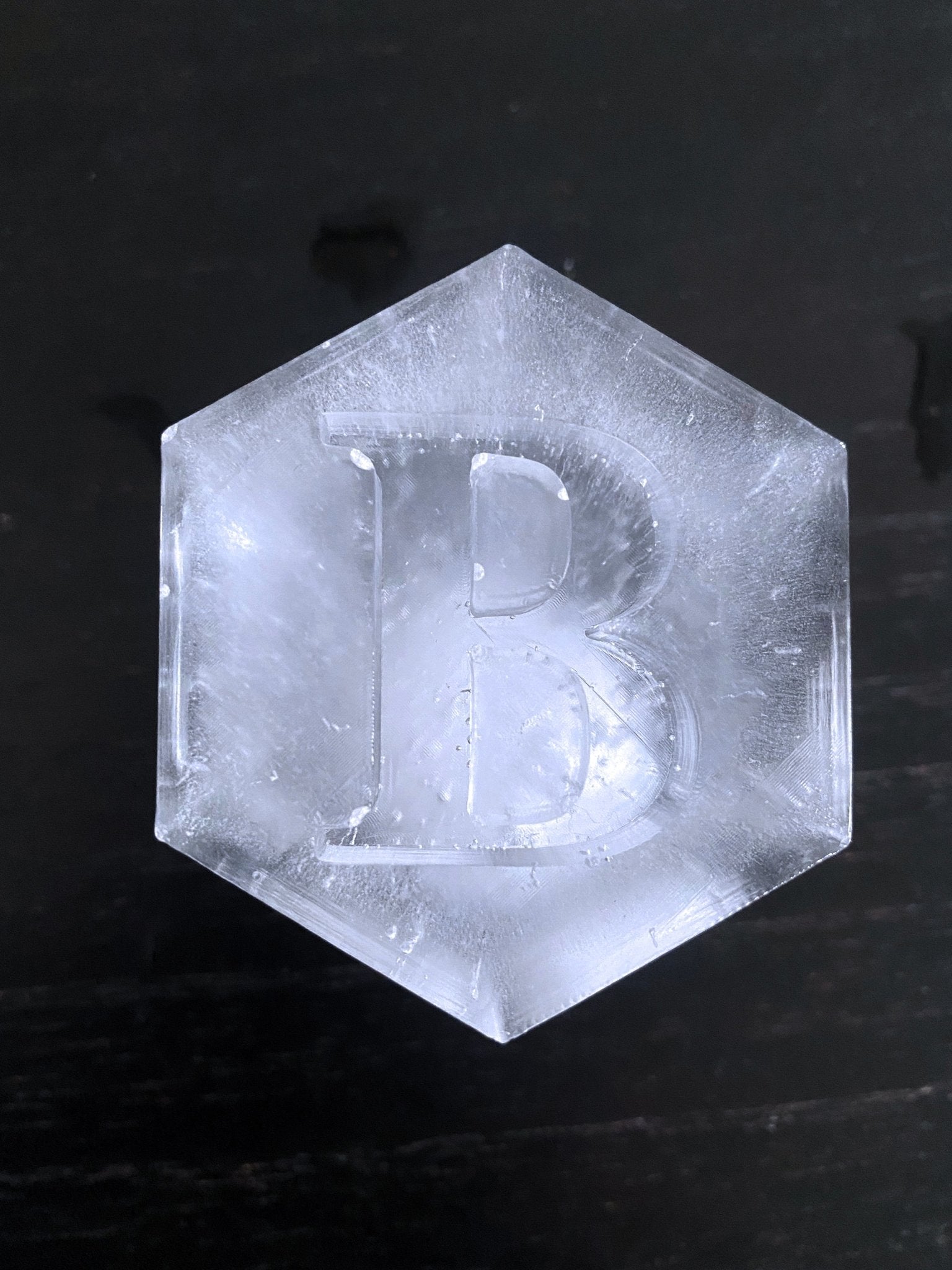 2.4 Hexagon Ice Mold Inverted Style - Honest Ice