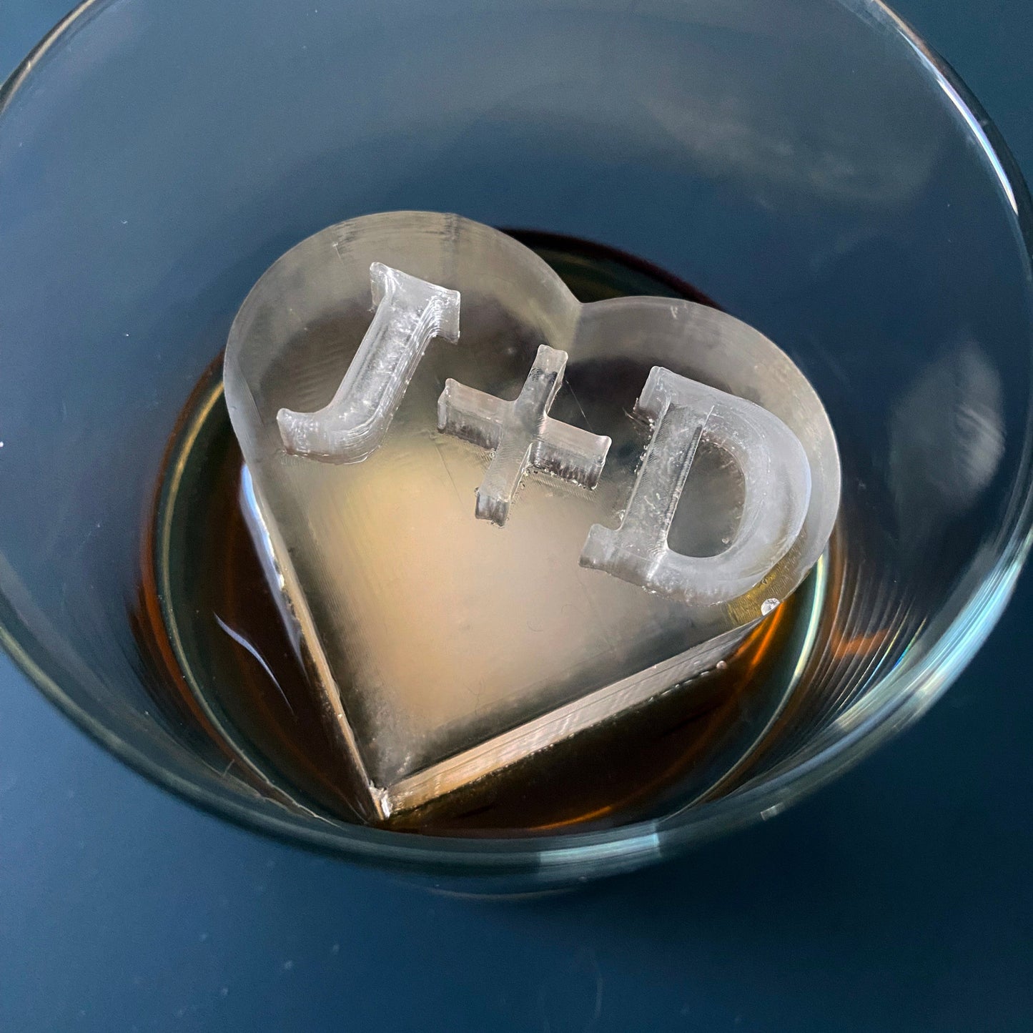 Corazón de hielo para San Valentín - Personalizable