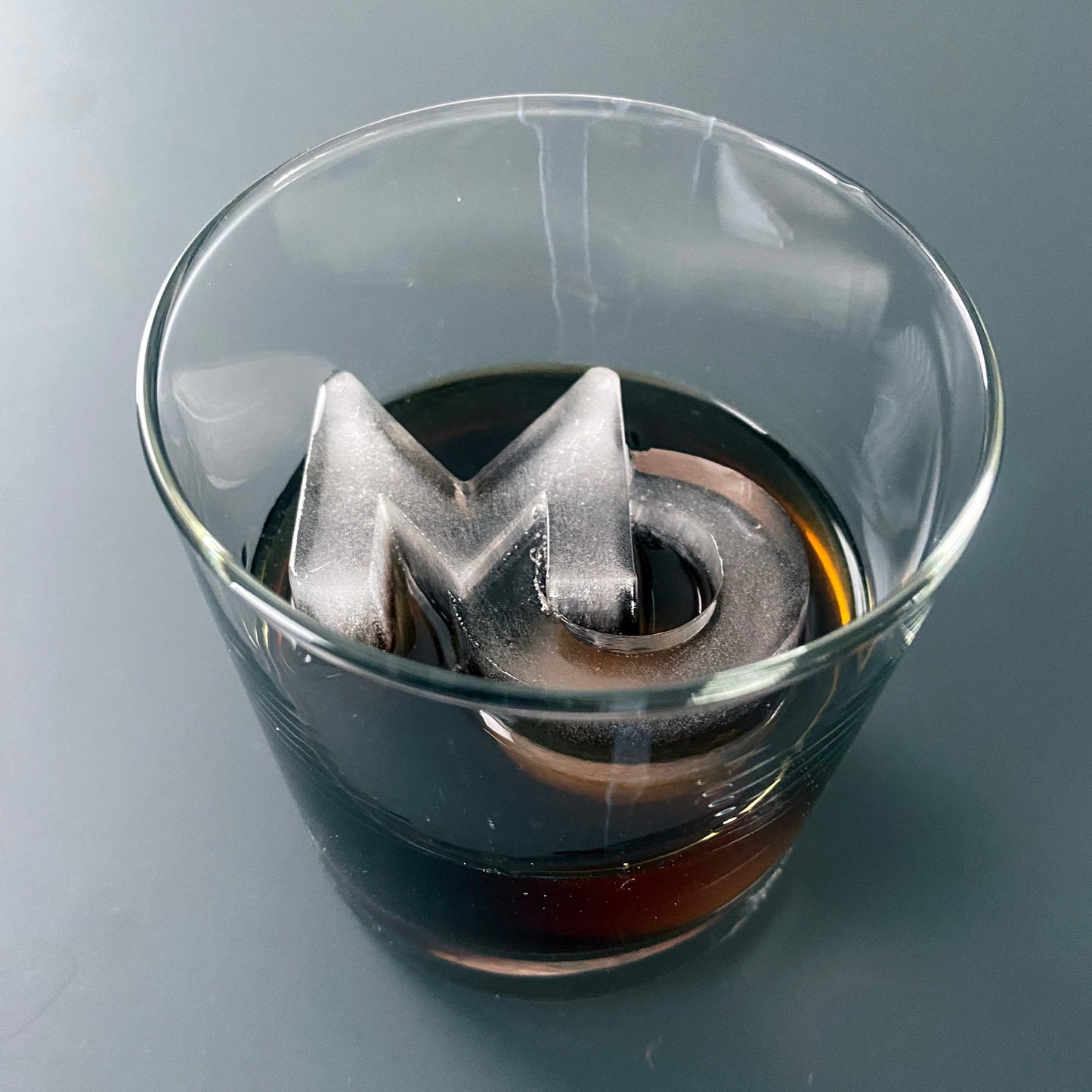 Letter Merge Ice Cubes - 2 Letters fused into ice - Wedding and Event Letter Molds