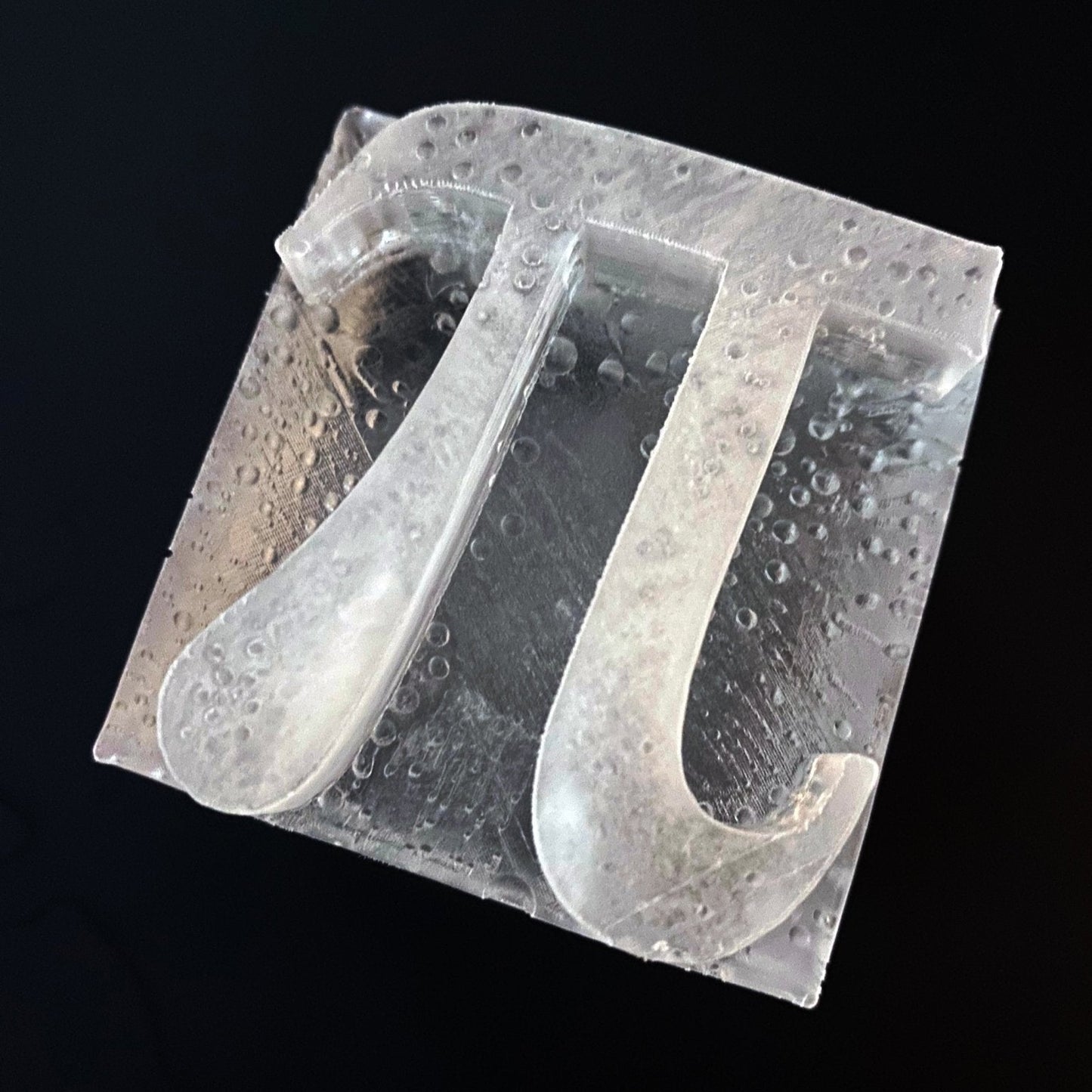 Custom Greek Letter Ice Mold - Honest Ice