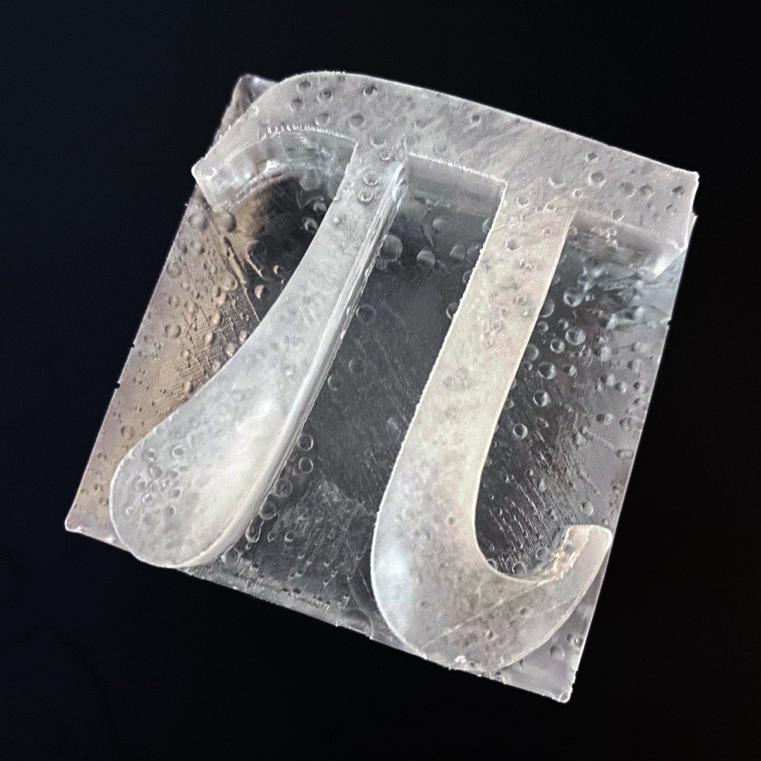 Custom Greek Letter Ice Mold - Honest Ice