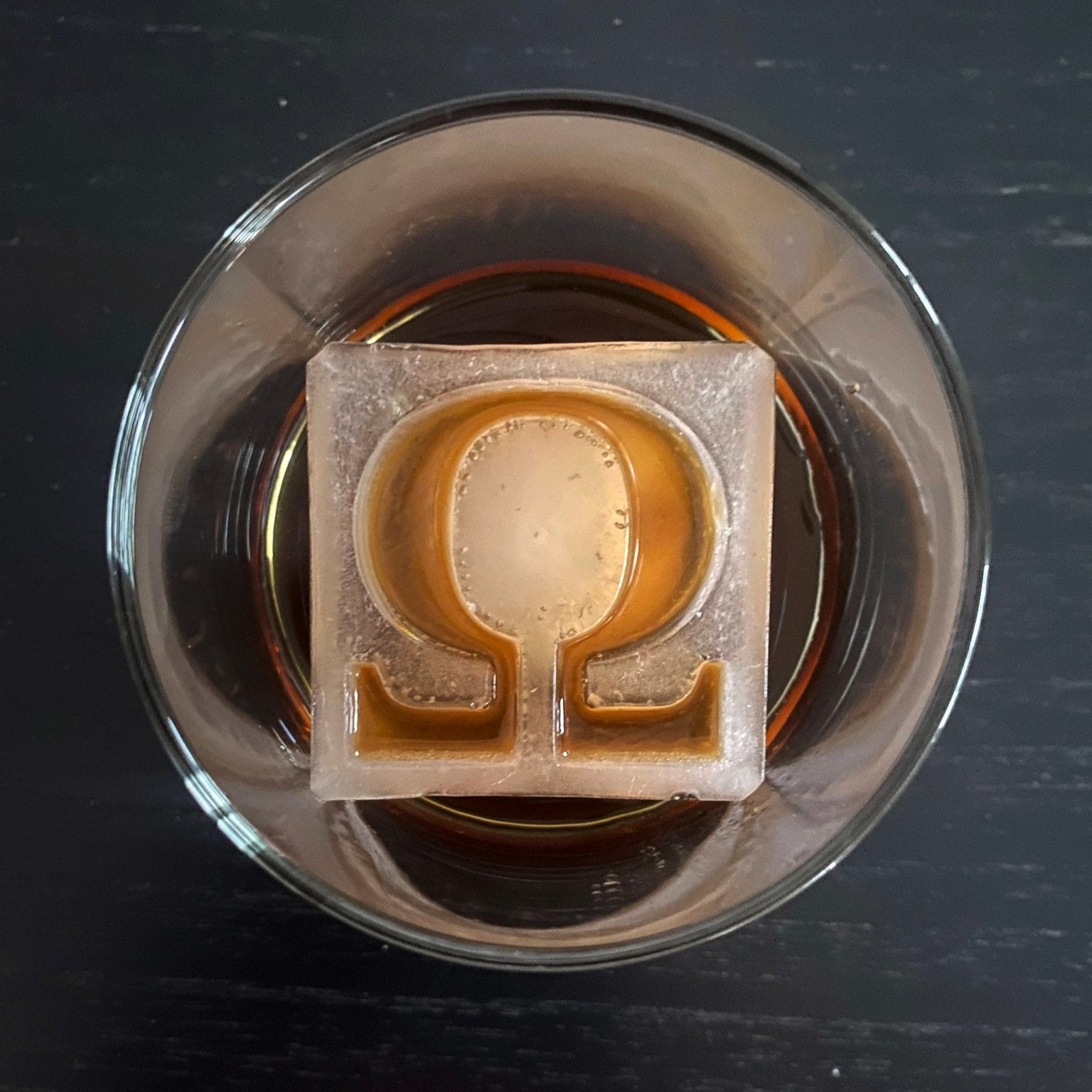 Custom Greek Letter Ice Mold - Honest Ice