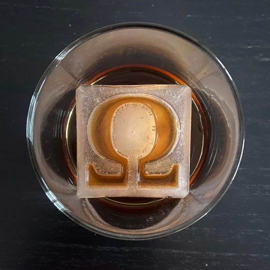 Custom Greek Letter Ice Mold - Honest Ice