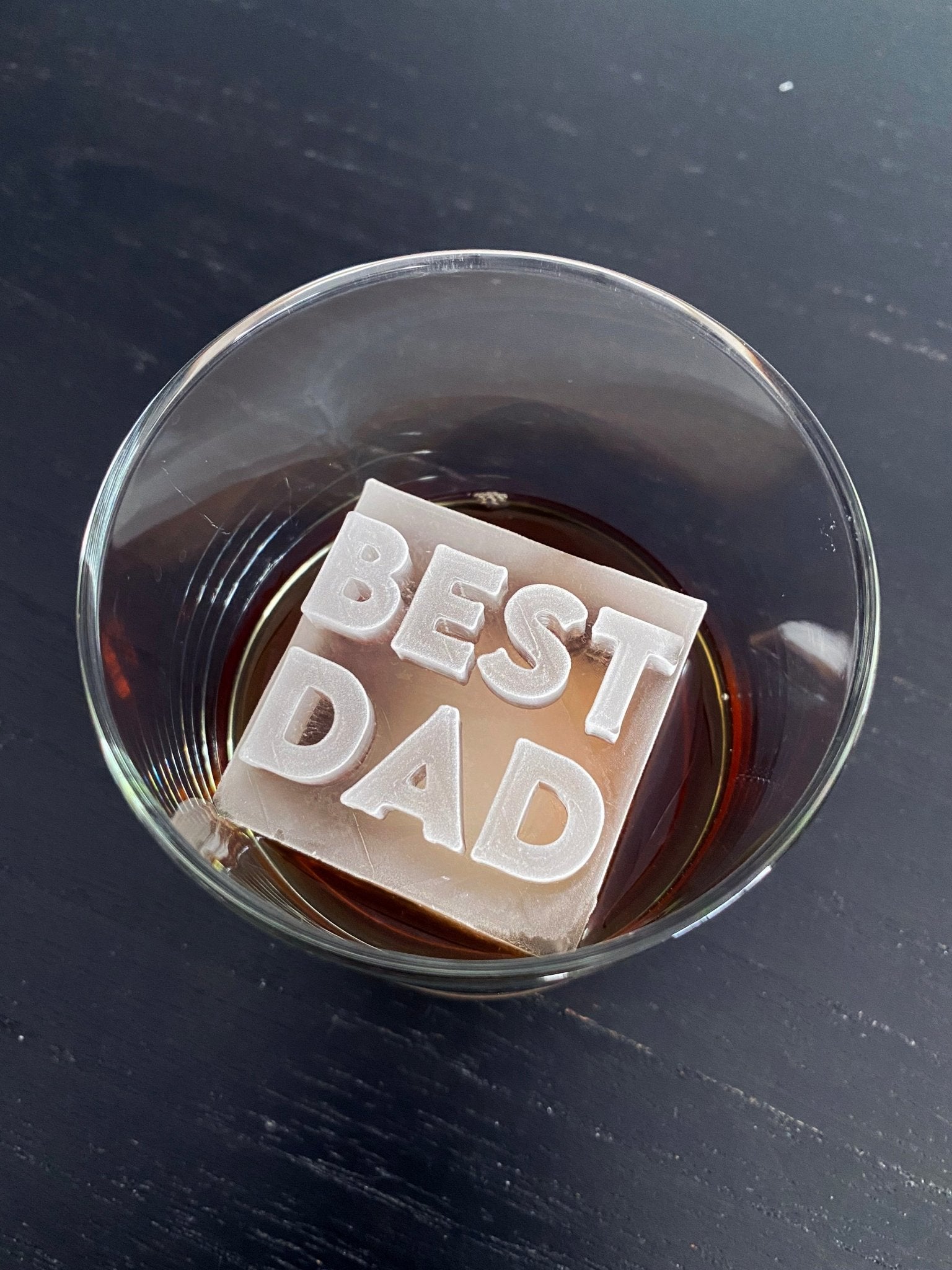 Fathers Day Ice Mold - Customizable - Honest Ice