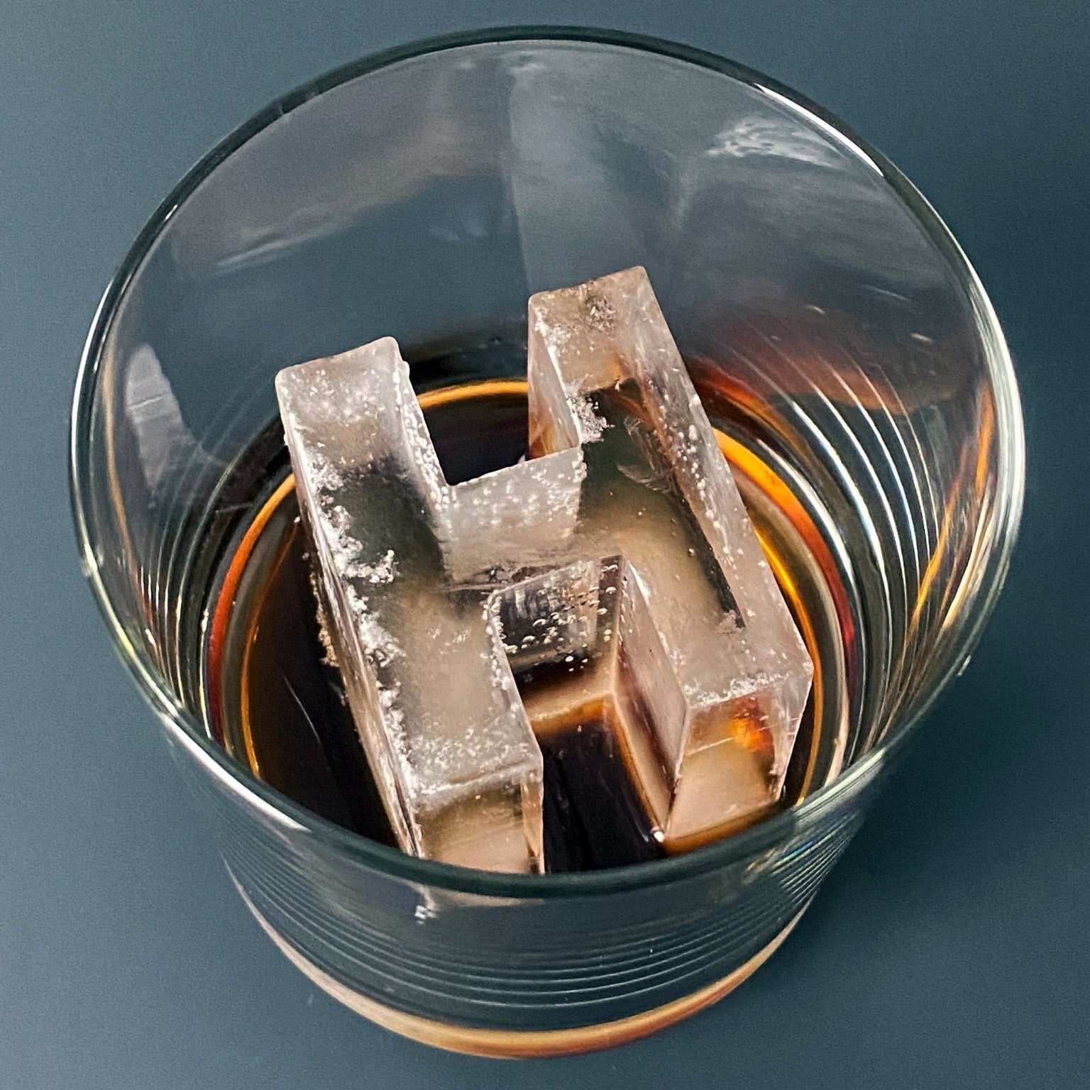 Letter Shaped Ice Molds (Block Font) - Honest Ice
