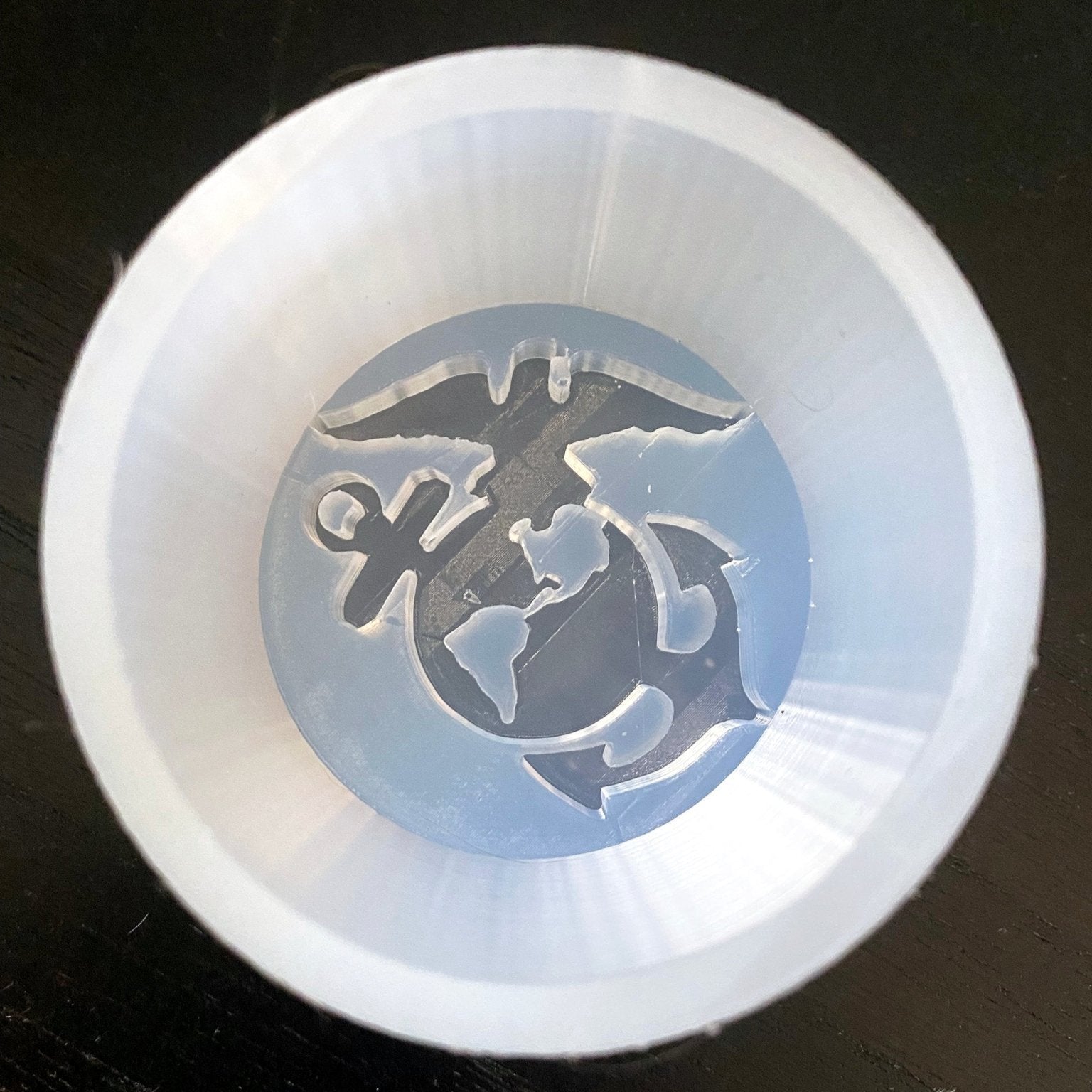 USMC Emblem Ice Cylinder - Honest Ice
