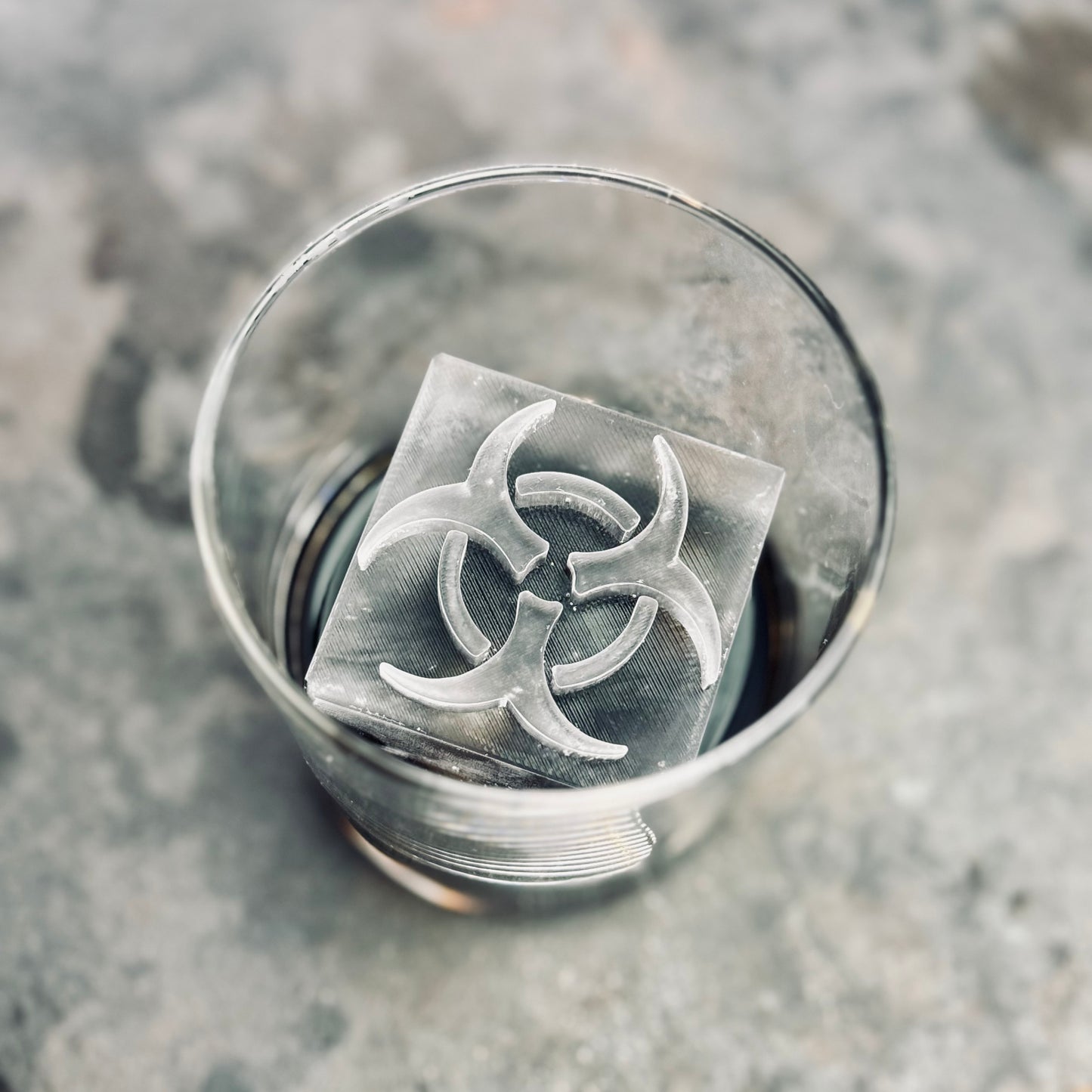 Biohazard Ice Tray – Apocalyptic Whiskey & Cocktail Mold