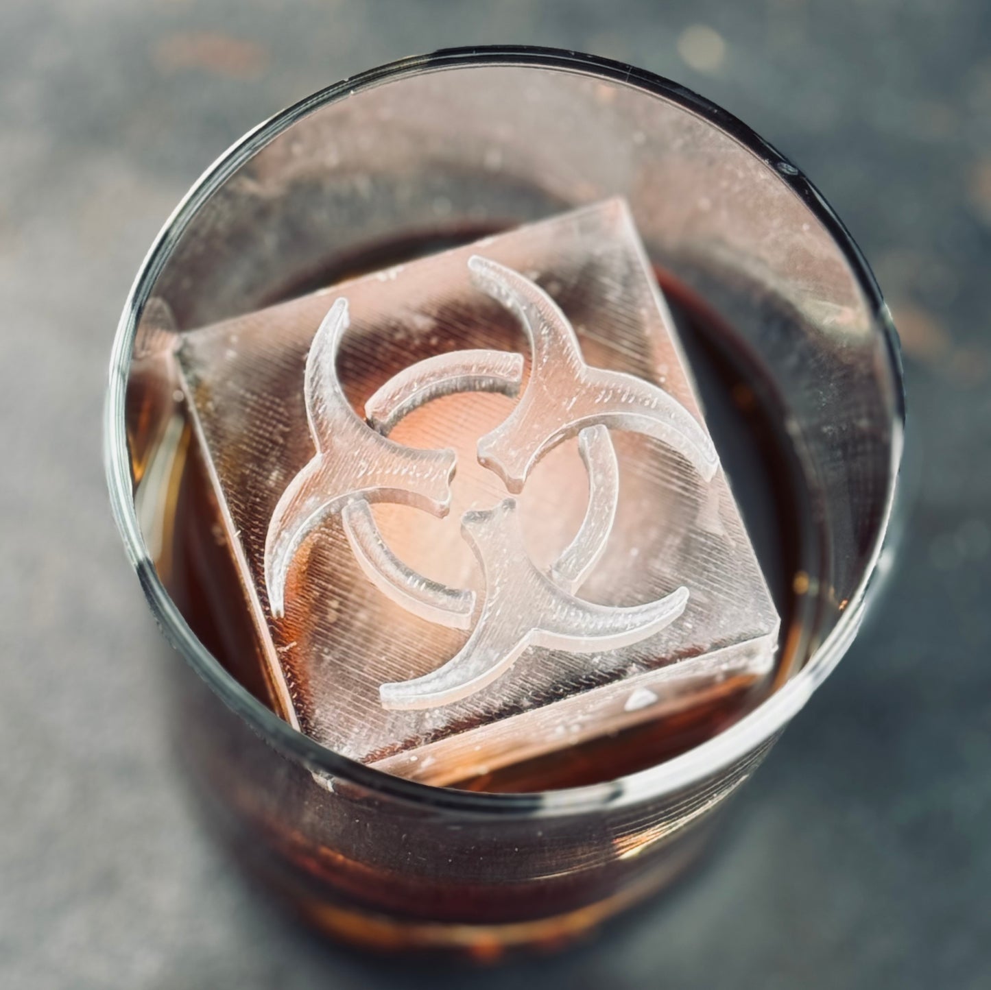 Biohazard Silicone Ice Tray – Apocalyptic Whiskey & Cocktail Mold