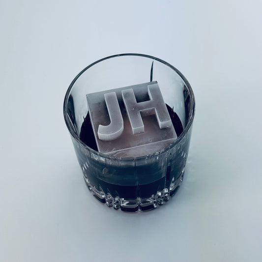 Personalized Ice Cube Trays in Manhattan Font