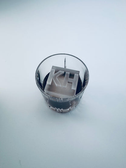 Personalized Ice Cube Trays in Manhattan Font