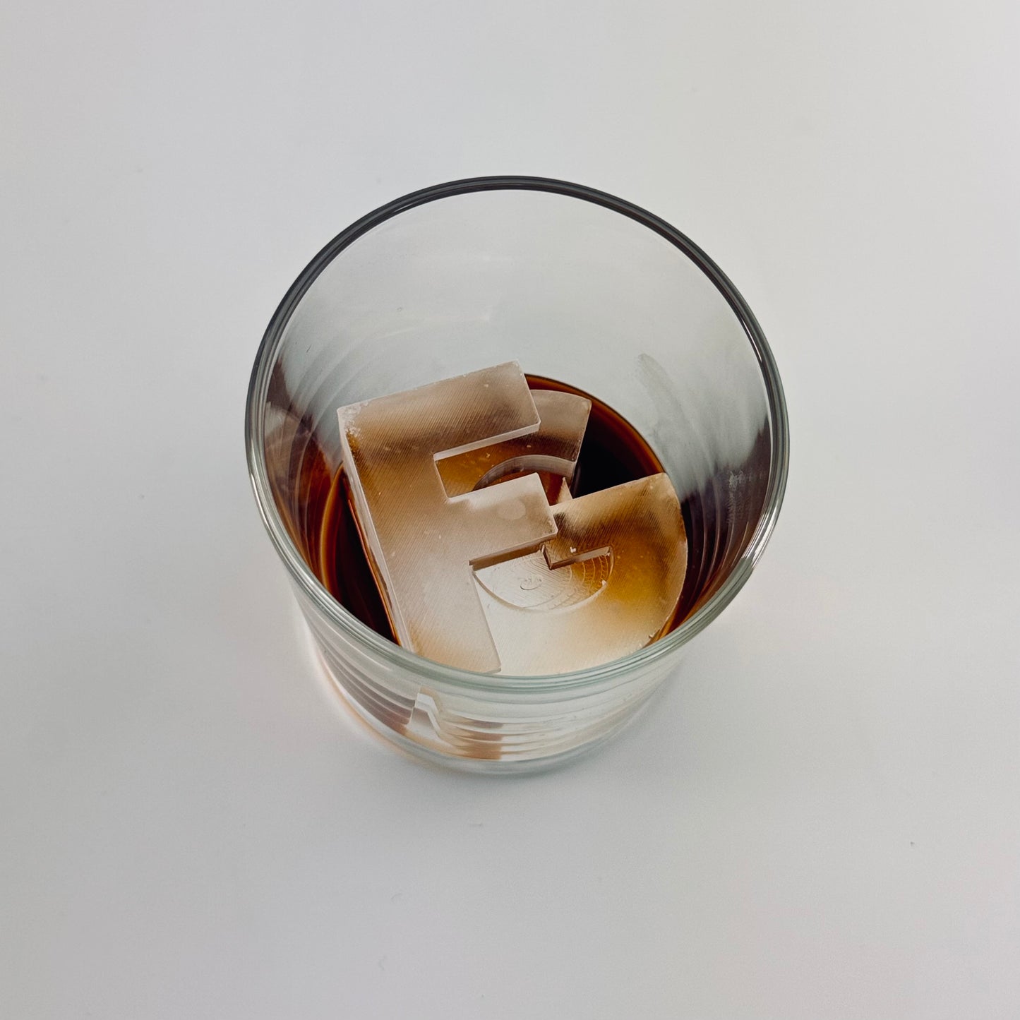 Custom Letter Ice Cube Tray - Linked Style - Monogram Molds for Events and Special Occasions