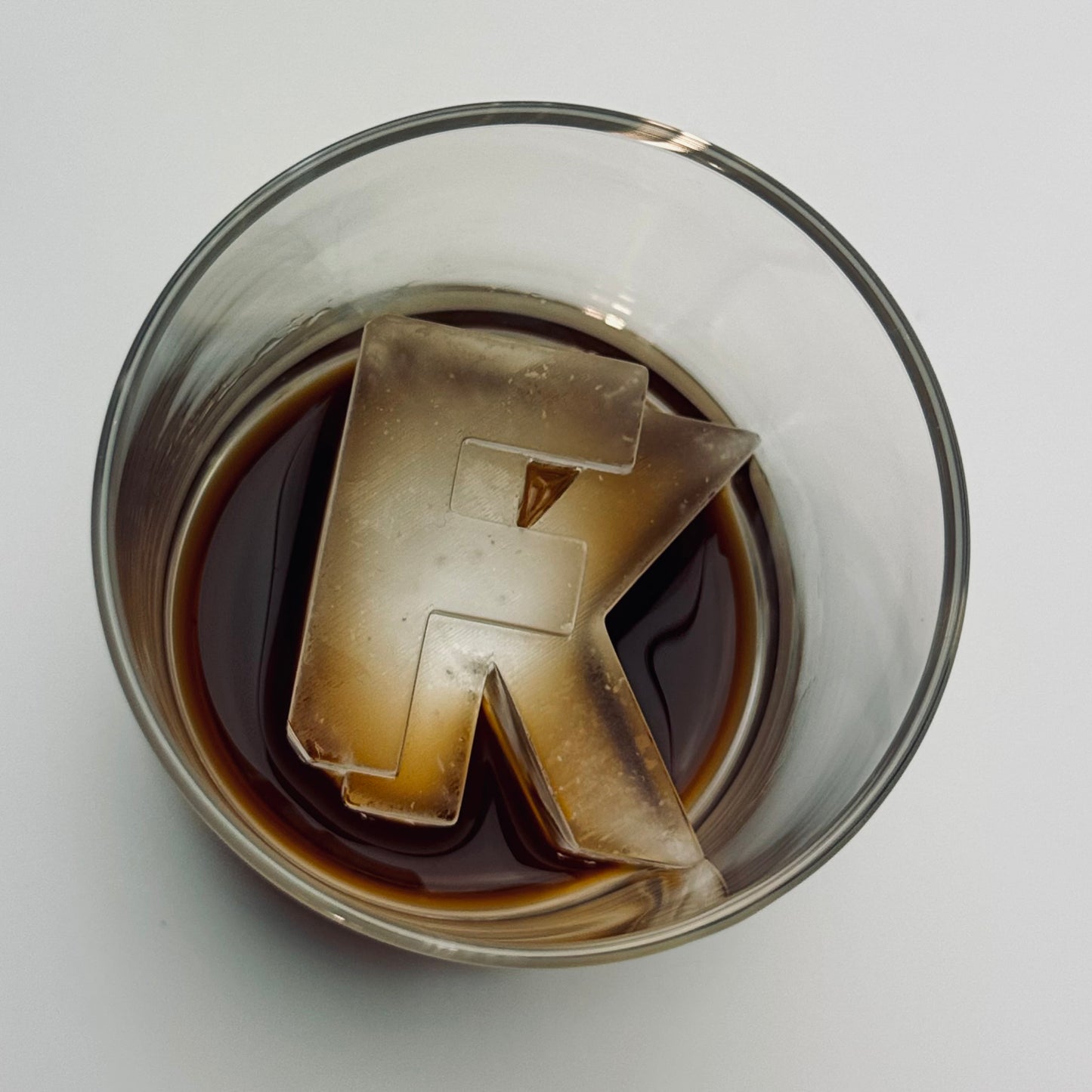 Custom Letter Ice Cube Tray - Linked Style - Monogram Molds for Events and Special Occasions