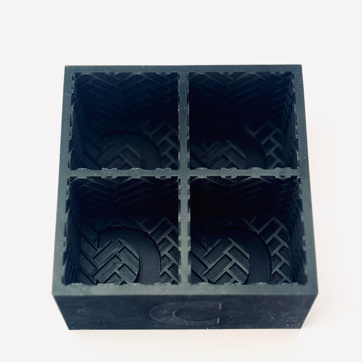 Herringbone Ice Trays - Textured Style 2.2 inches tall