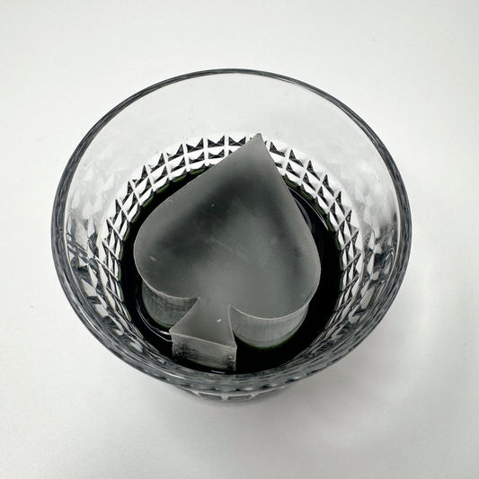Poker Suits Silicone Ice Tray – Oversized Hearts, Spades, Clubs & Diamonds Ice Mold