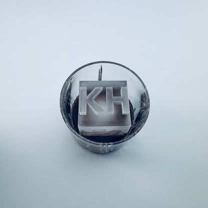Personalized Ice Cube Trays in Manhattan Font