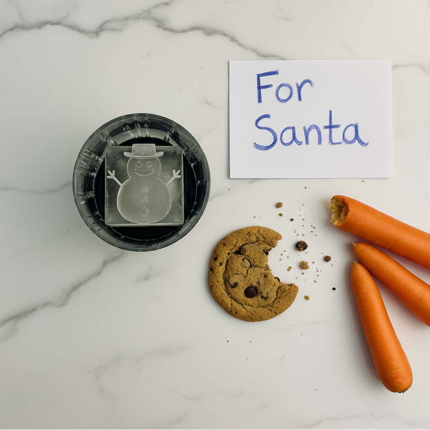 Snowman Ice Tray and Molds