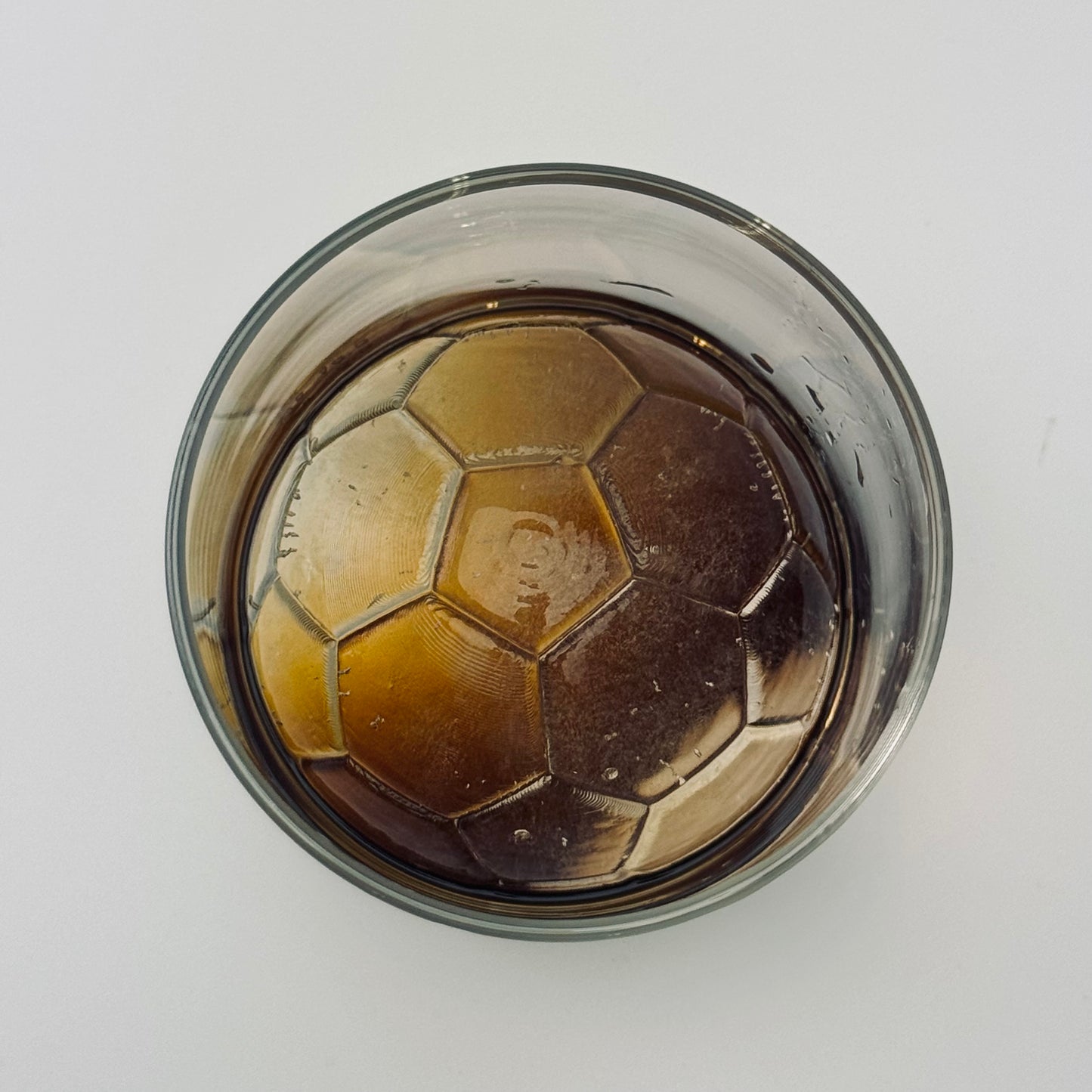 Soccer Ball Ice Tray – Silicone Cocktail Mold for a Frozen 3/4 Sphere