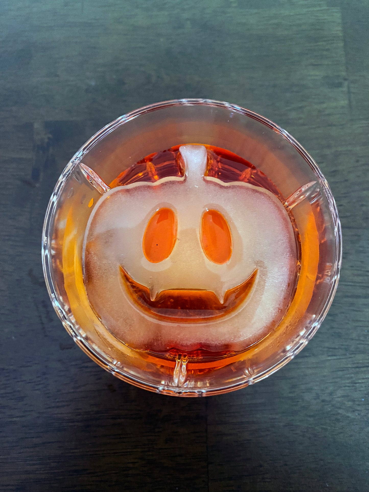 Happy Vampire Pumpkin Ice