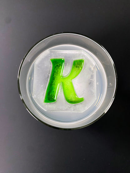 Personalized Ice 2.5 inch in Amalfi Font