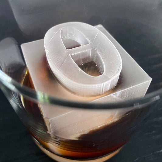 Custom Greek Letter Ice Mold