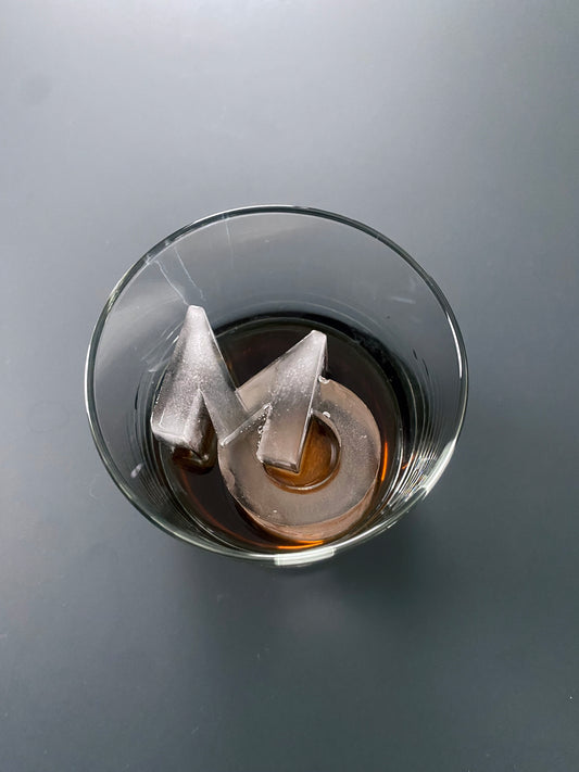 Custom Logo Monogram Whiskey/Cocktail Ice Cube Tray (2 inch) – Hon