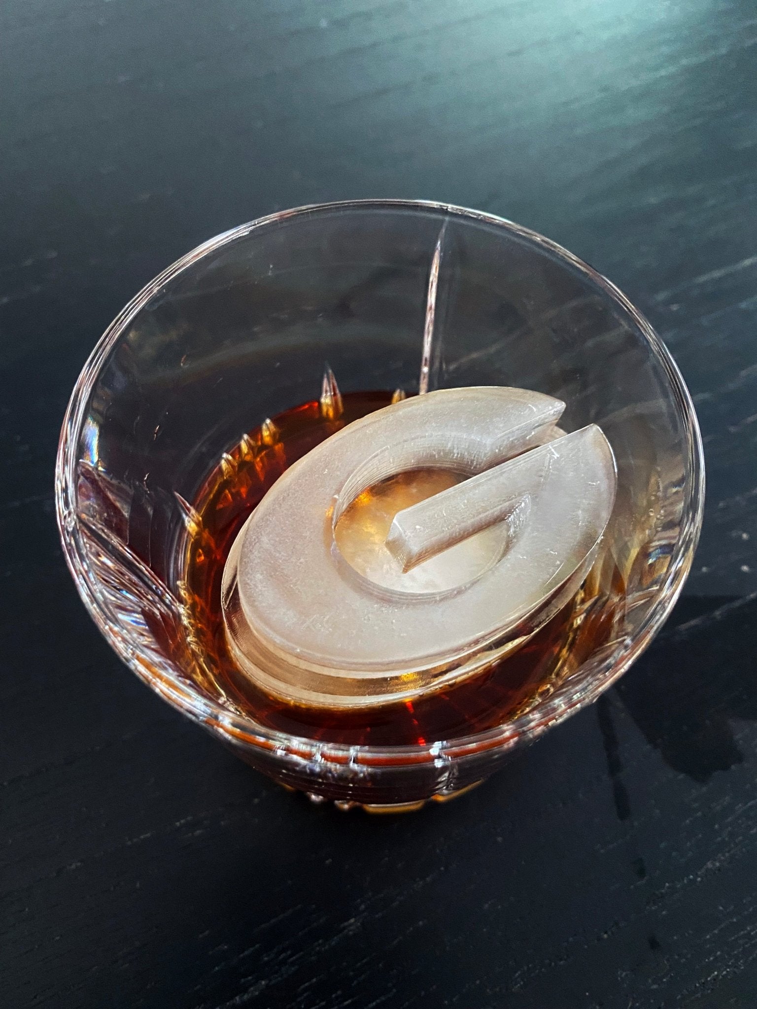 College football whiskey ice mold, Custom college logo whiskey ice