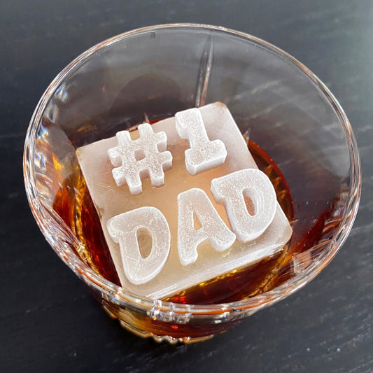 Fathers Day Ice Mold - Customizable - Honest Ice