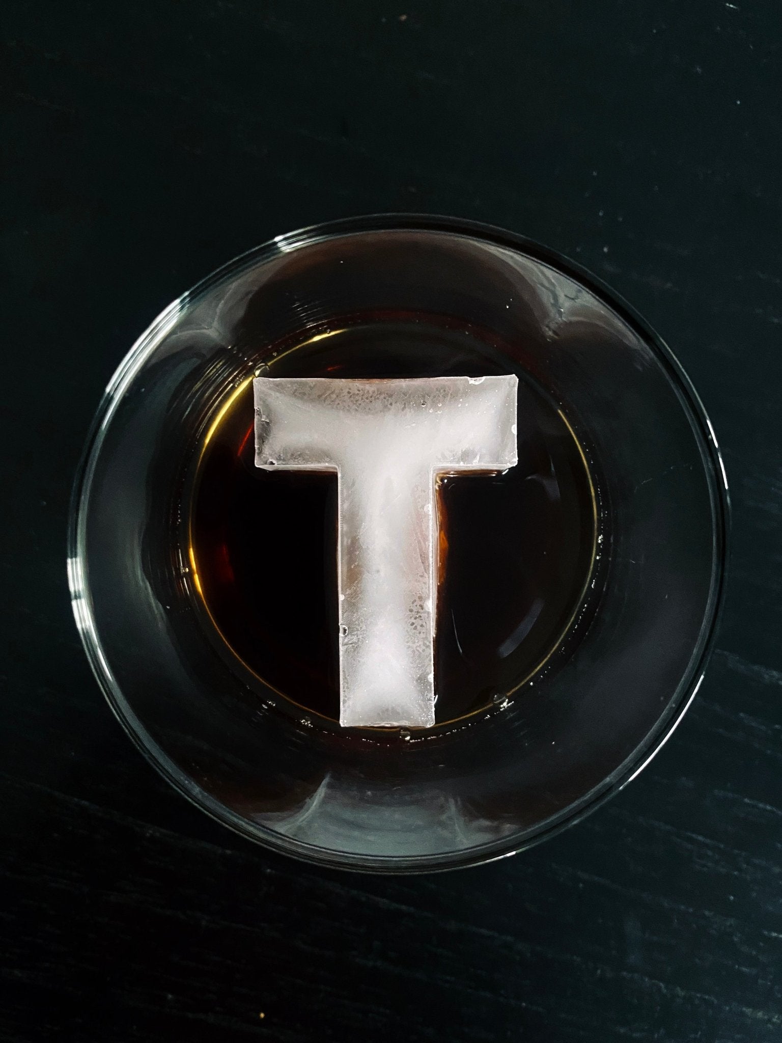 Letter Shaped Ice Molds (Block Font)